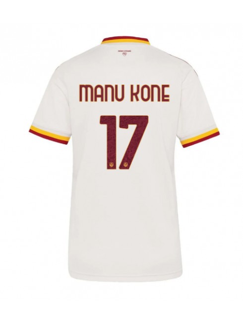 AS Roma Manu Kone #17 Auswärtstrikot für Frauen 2026-27 Kurzarm AS Roma Manu Kone #17 Auswärtstrikot für Frauen 2026-27 Kurzarm